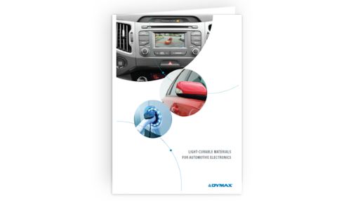 Dymax Light curable materials for automotive electronics